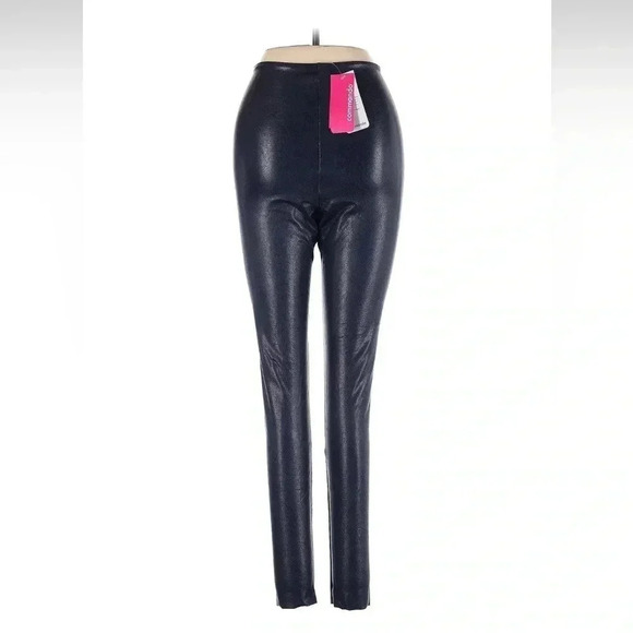 NWT Commando Faux Leather Leggings Navy - Picture 6 of 8